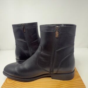 Blondo Mens Ankle Leather Boots B9801-11 Waterproof